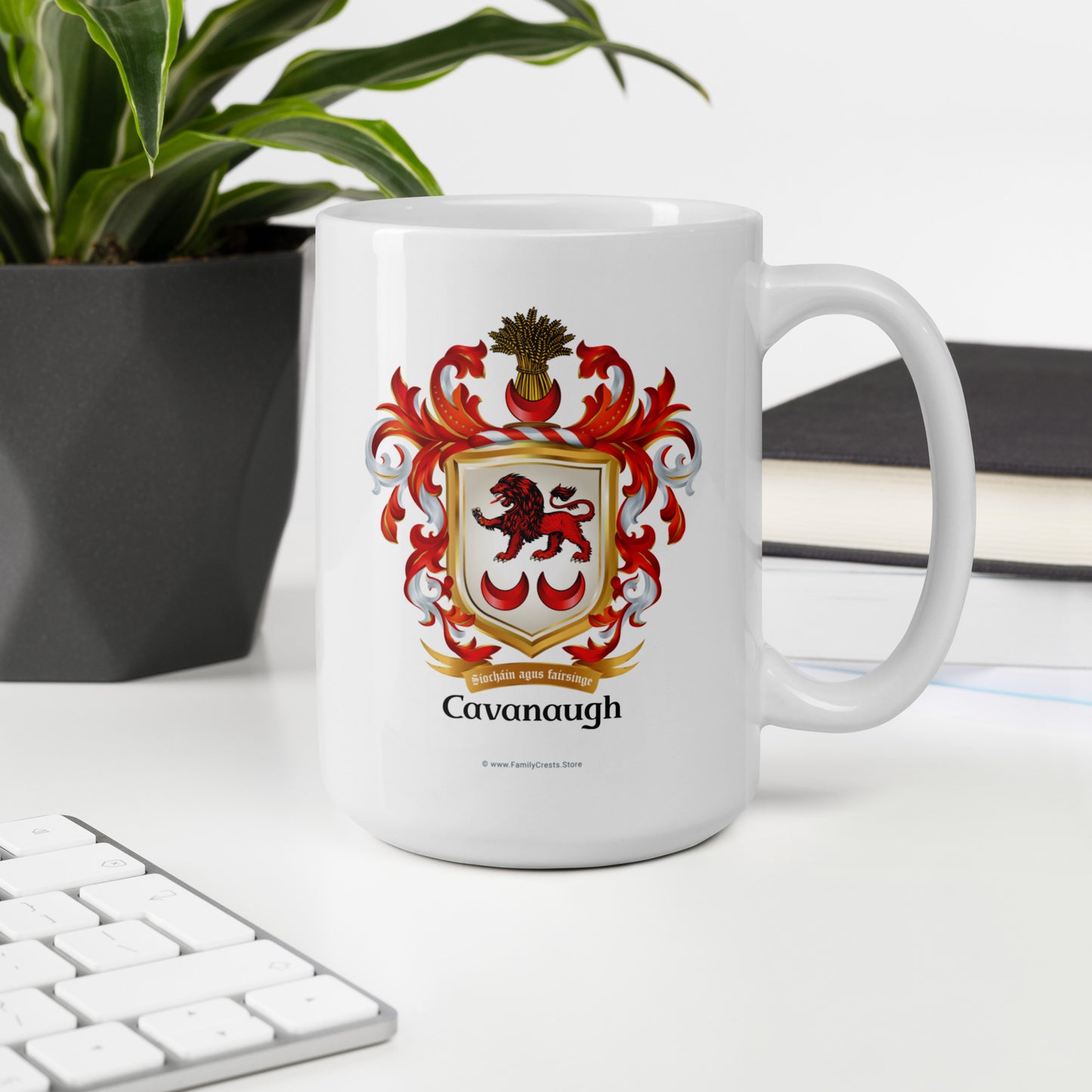 Cavanaugh Family Crest mug-Family Crests Store