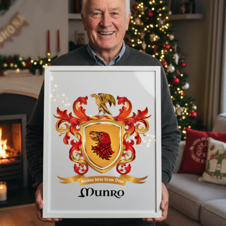 Munro Family Crest Framed Artprint
