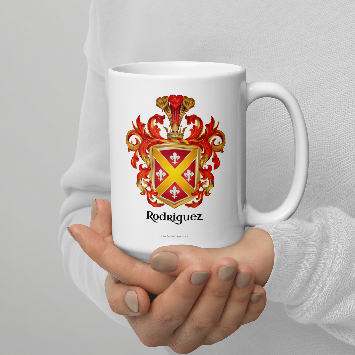 Rodriguez Family Crest mug