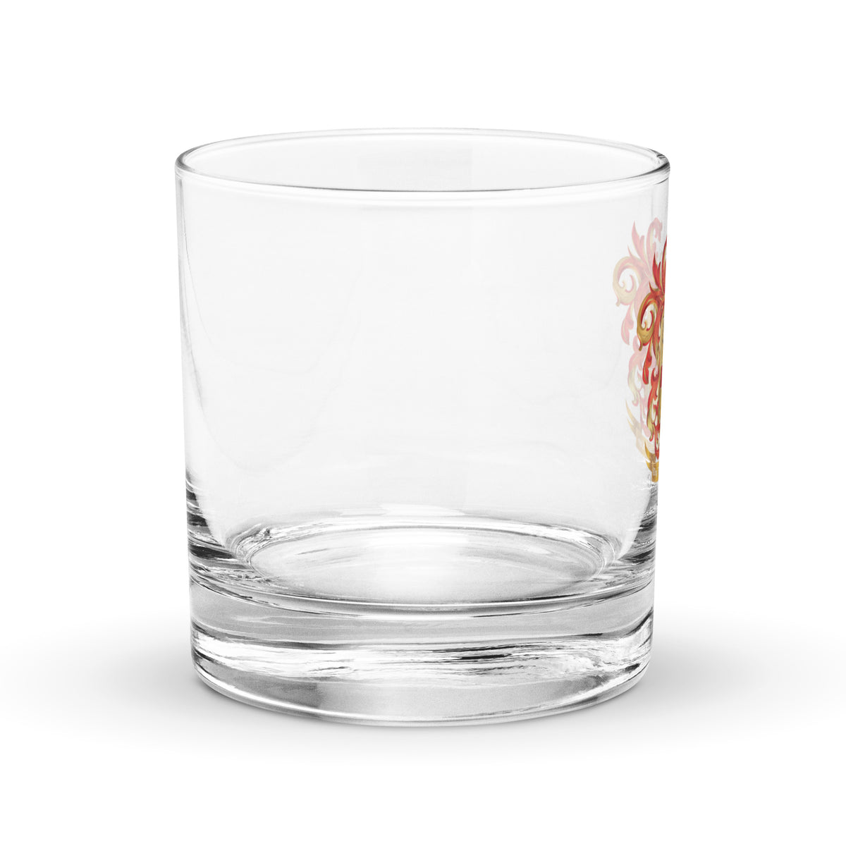 Burke Family Crest Rocks Glass-Family Crests Store