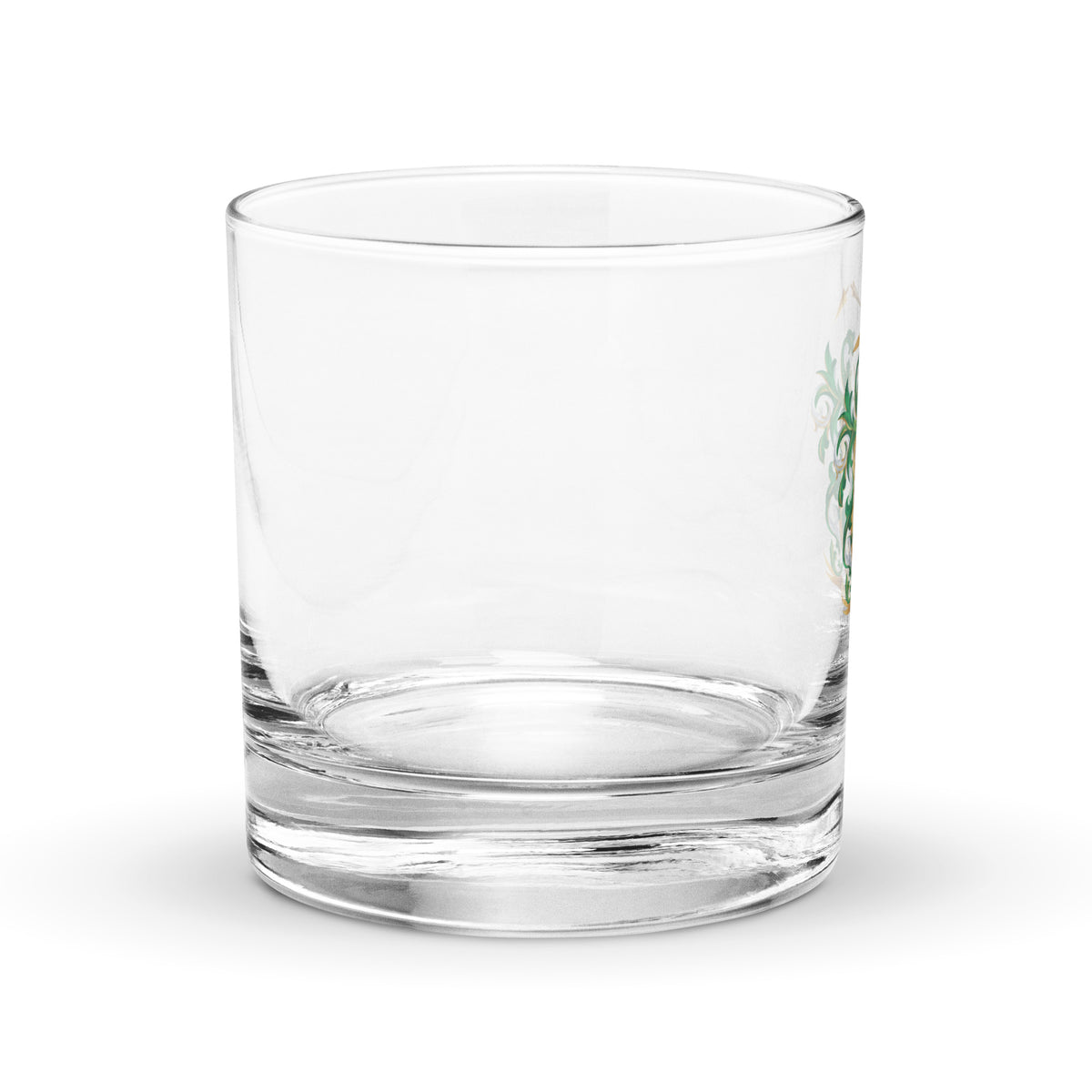 Foster Family Crest Rocks Glass-Family Crests Store