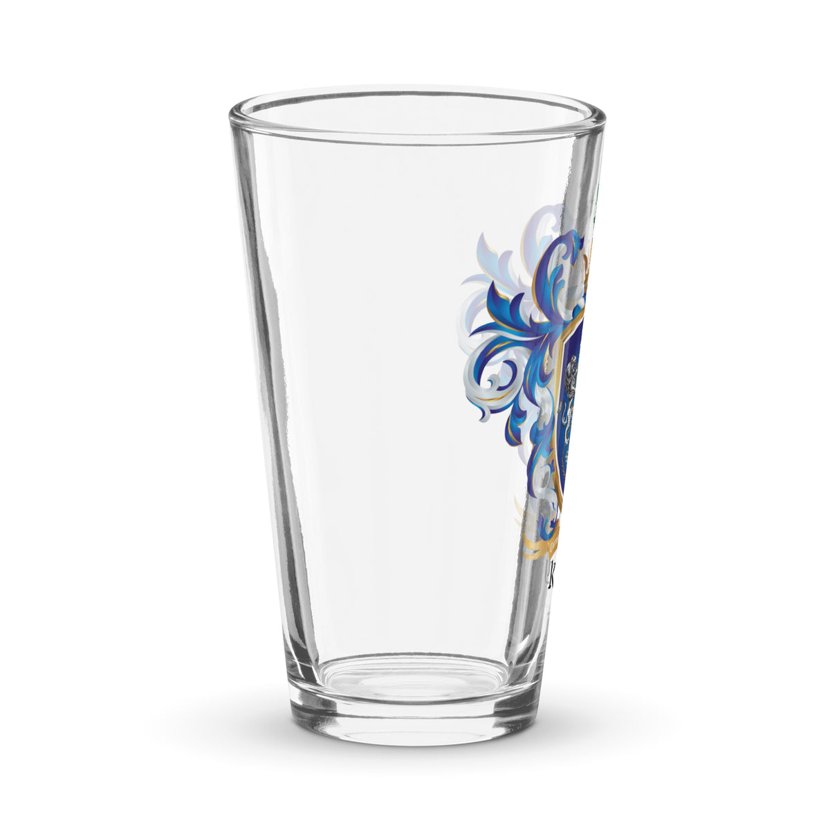 Kelley Family Crest beer glass-Family Crests Store