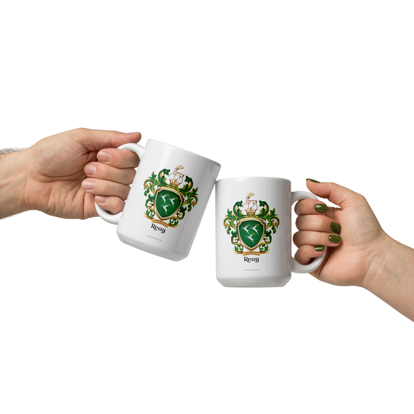 Reay Family Crest mug