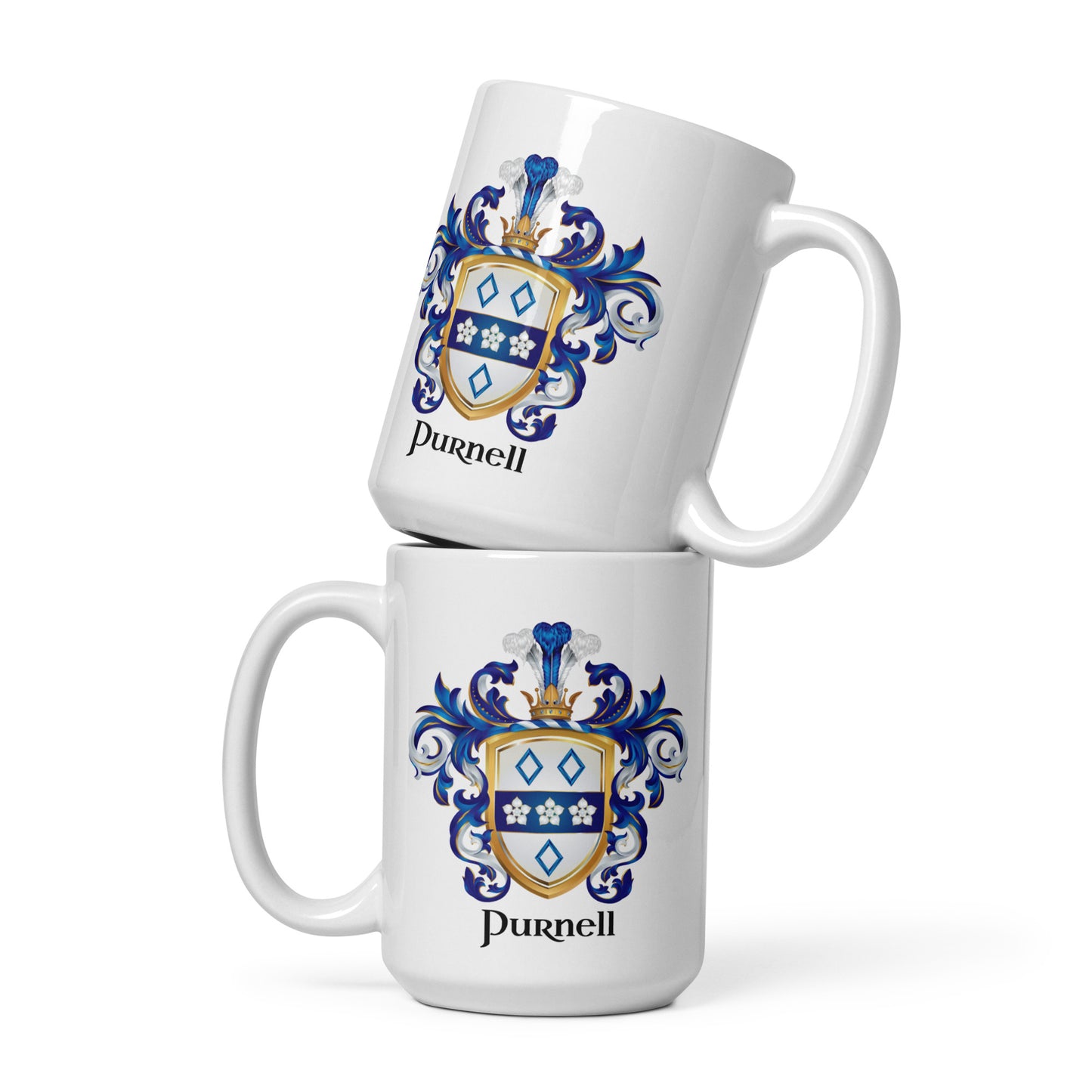 Purnell Family Crest mug