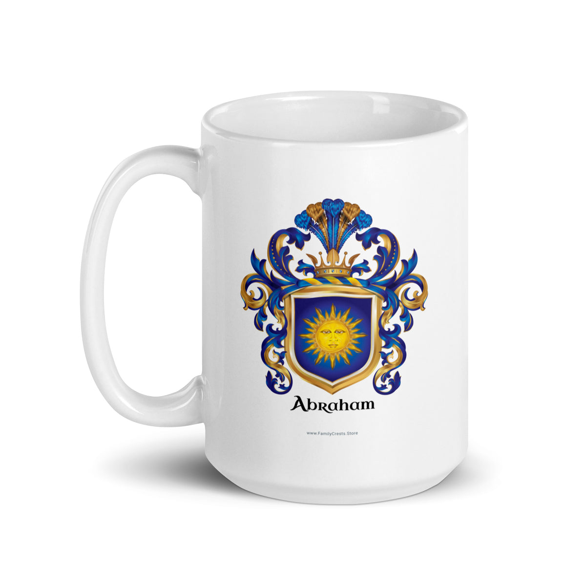 Abraham Family Crest mug-Family Crests Store