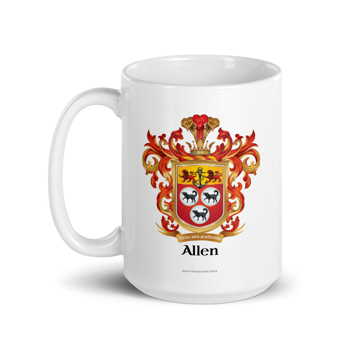 Allen Family Crest mug-Family Crests Store