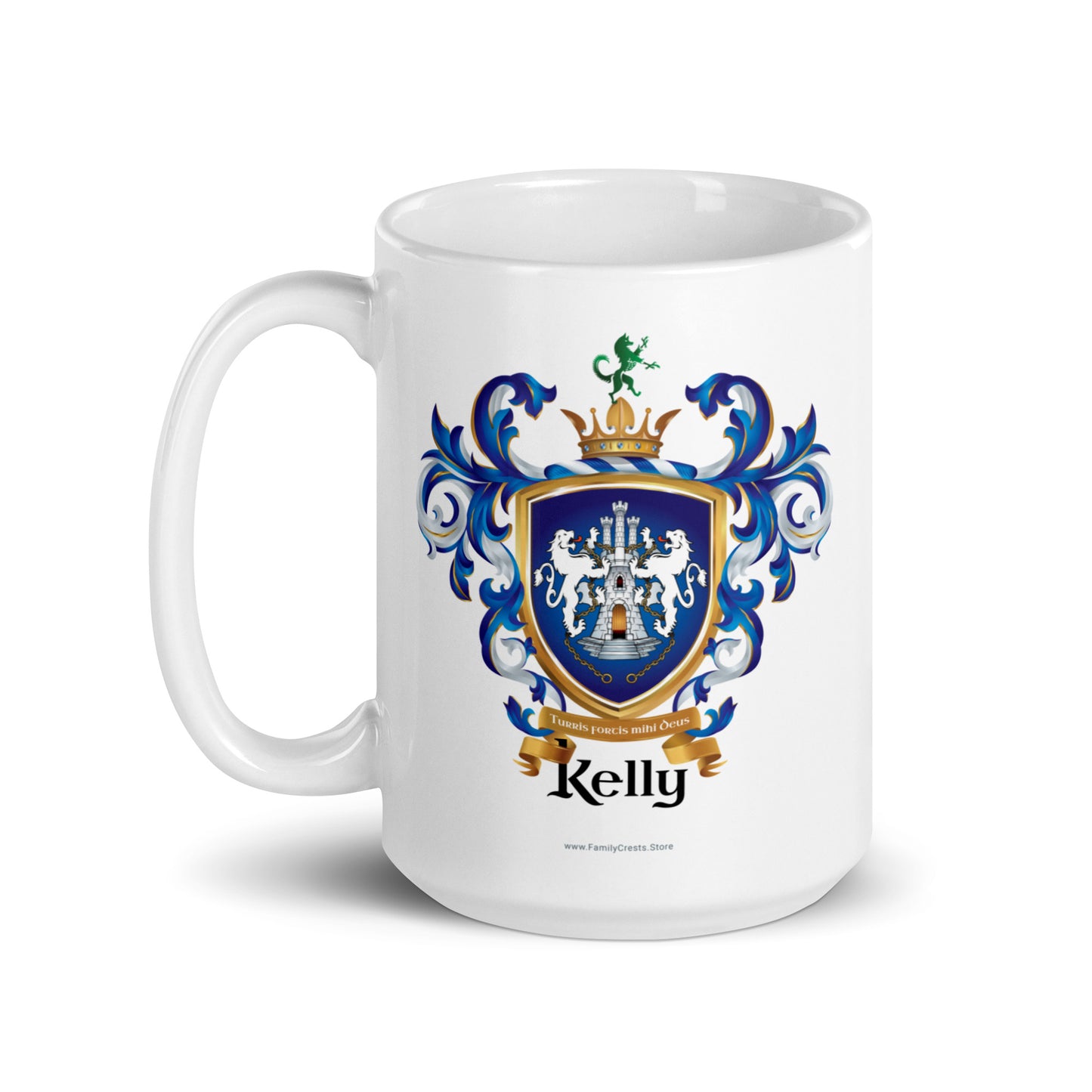 Kelly Family Crest mug-Family Crests Store