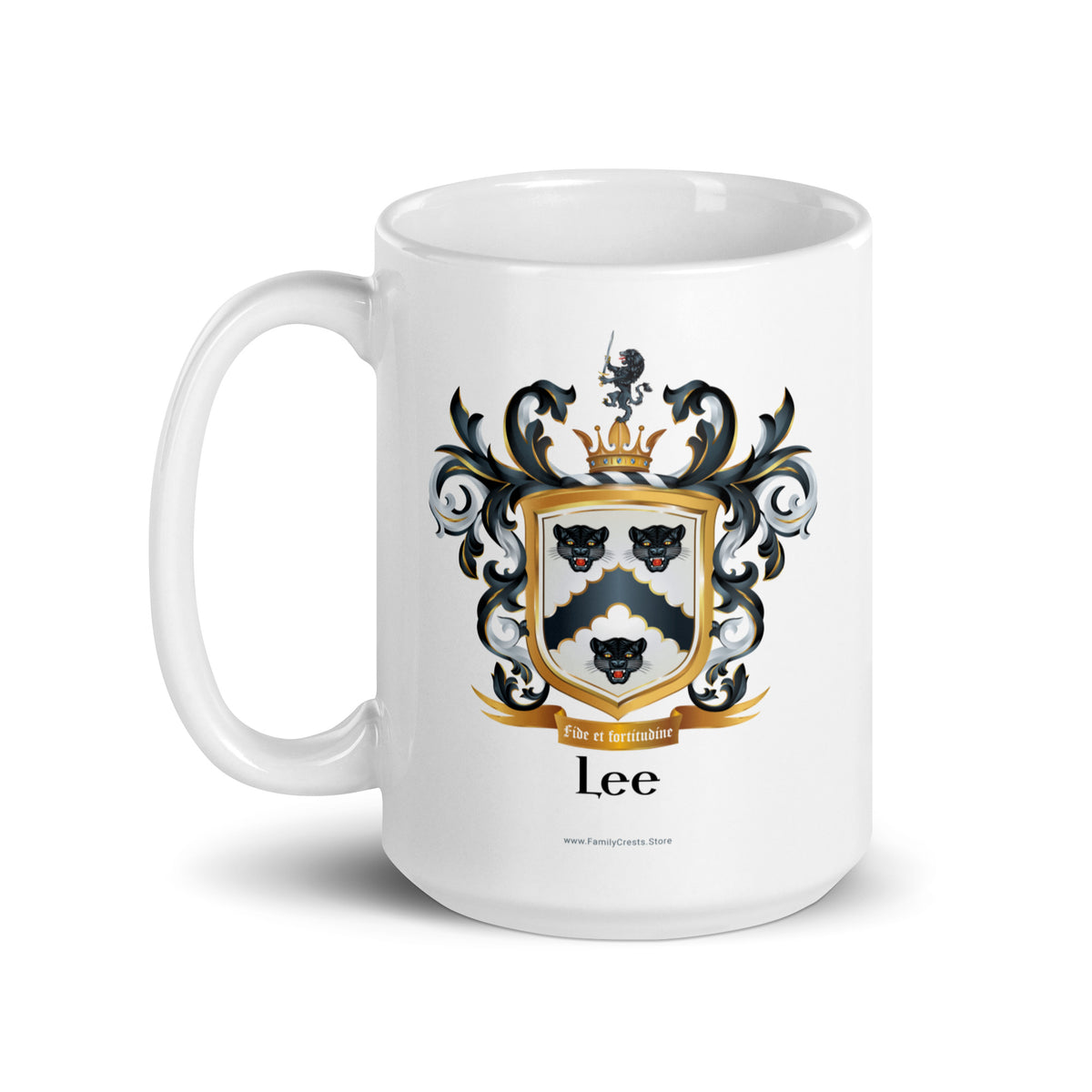 Lee Family Crest mug - English & Irish origin-Family Crests Store