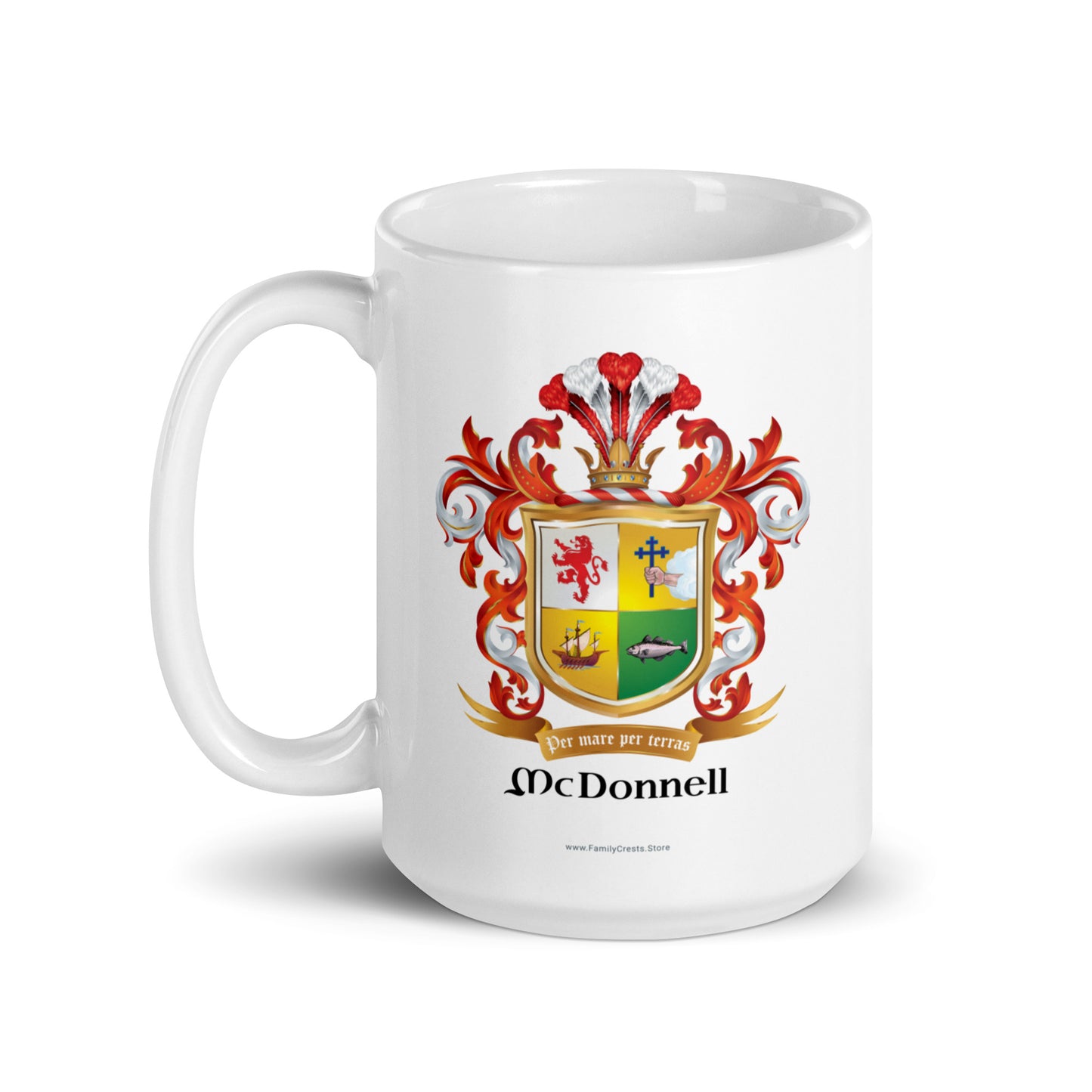 McDonnell Family Crest mug-Family Crests Store