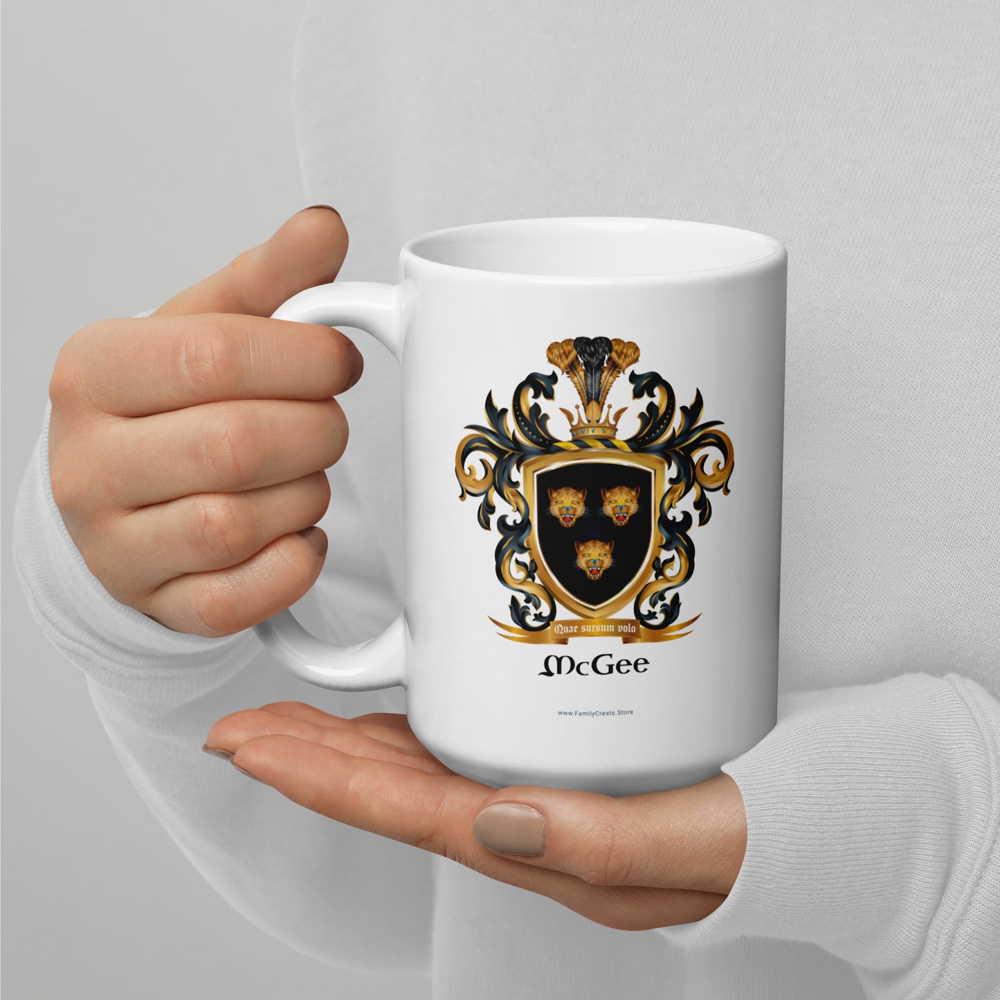 McGee Family Crest mug - Scots-Irish origin-Family Crests Store