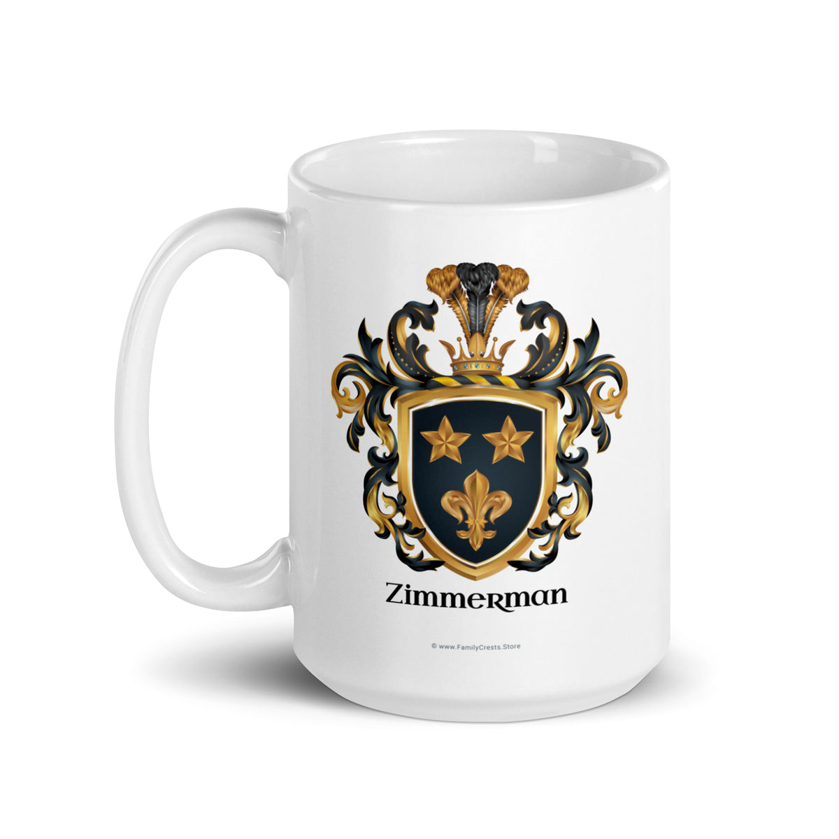 Zimmerman Family Crest mug-Family Crests Store