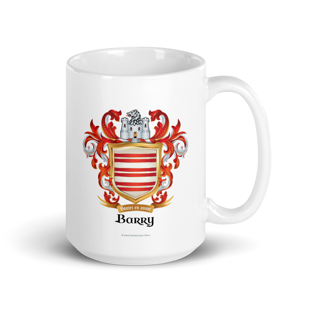 Barry Family Crest mug