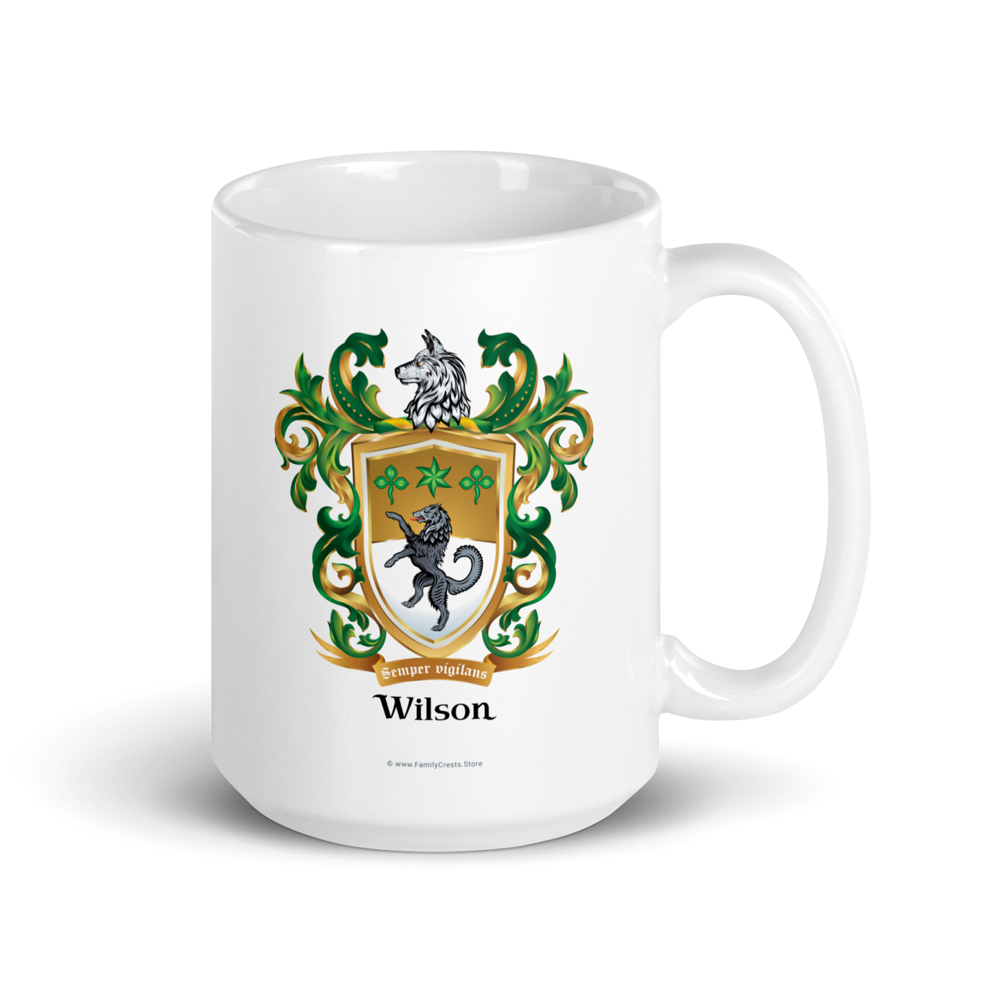 Wilson Family Crest mug (option three)