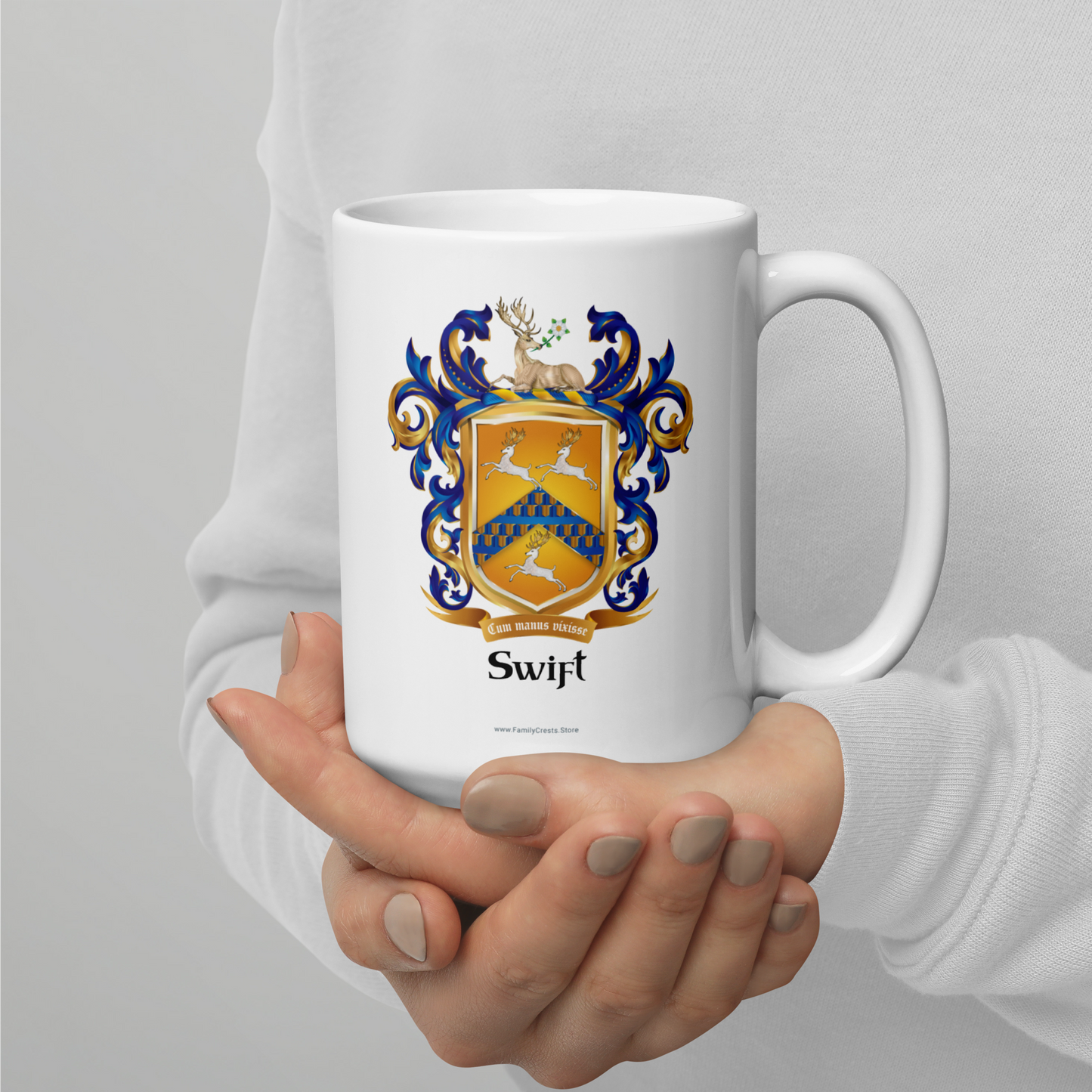 Swift Family Crest mug