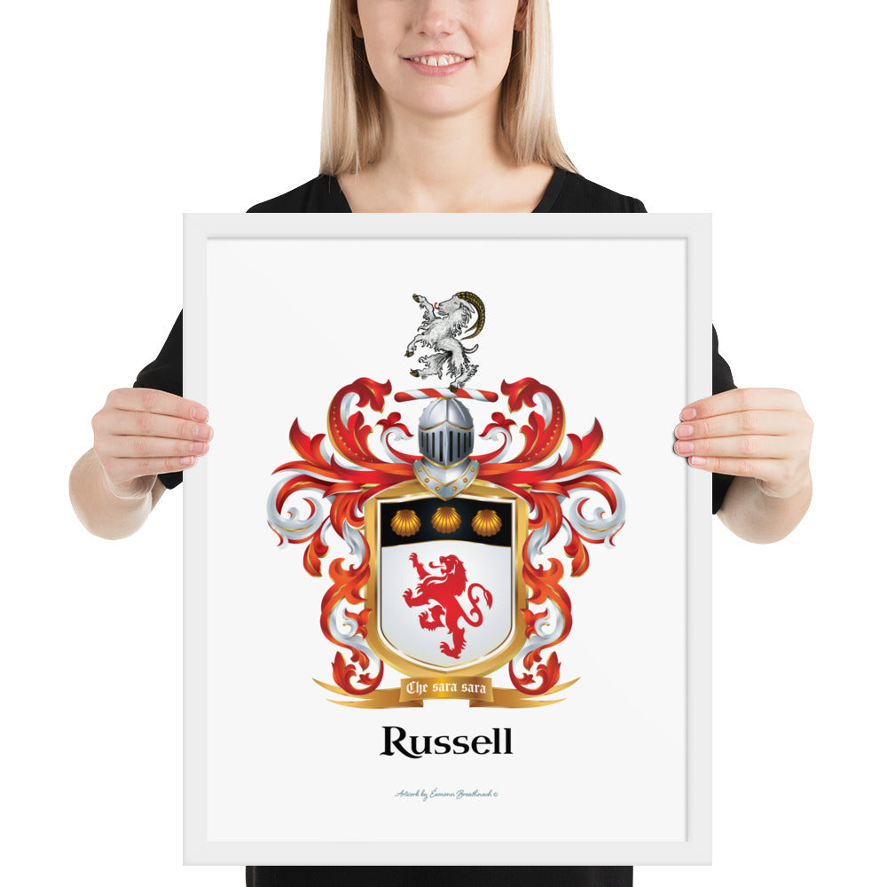 Family Crest Framed Art Prints