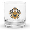 Aguilar Family Crest Rocks Glass