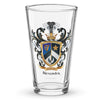 Alexander Family Crest beer glass