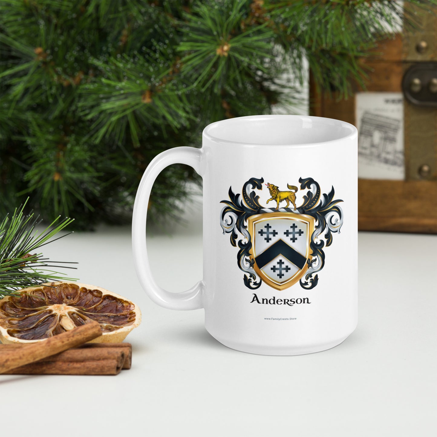 Anderson Family Crest mug