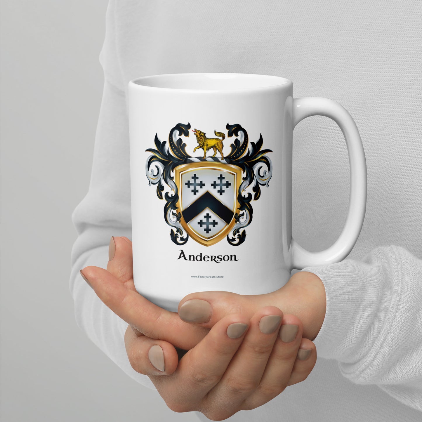 Anderson Family Crest mug
