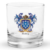 Bailey Family Crest Rocks Glass