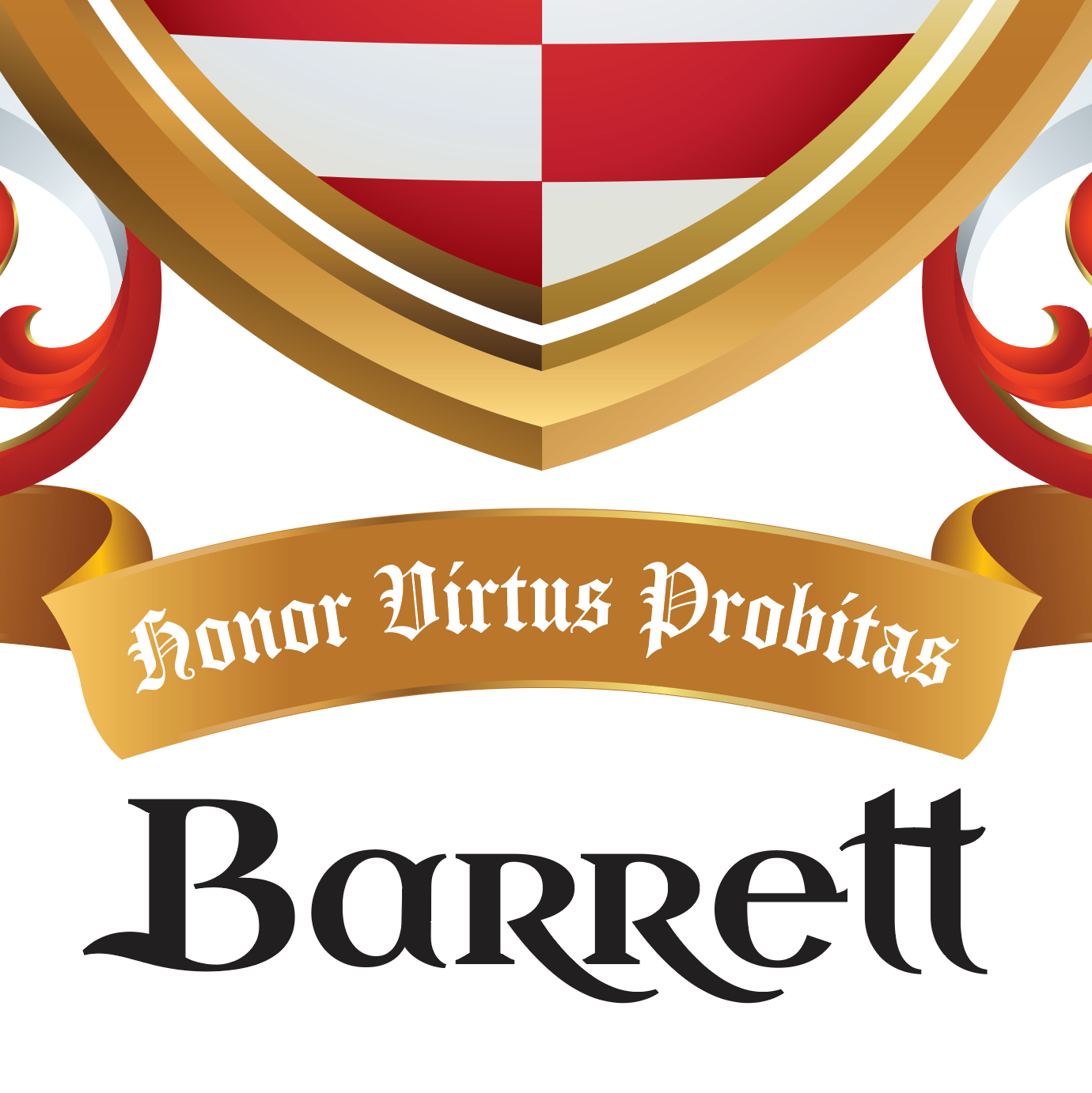 Bairéad - Barrett Family Crest Enhanced matte paper poster