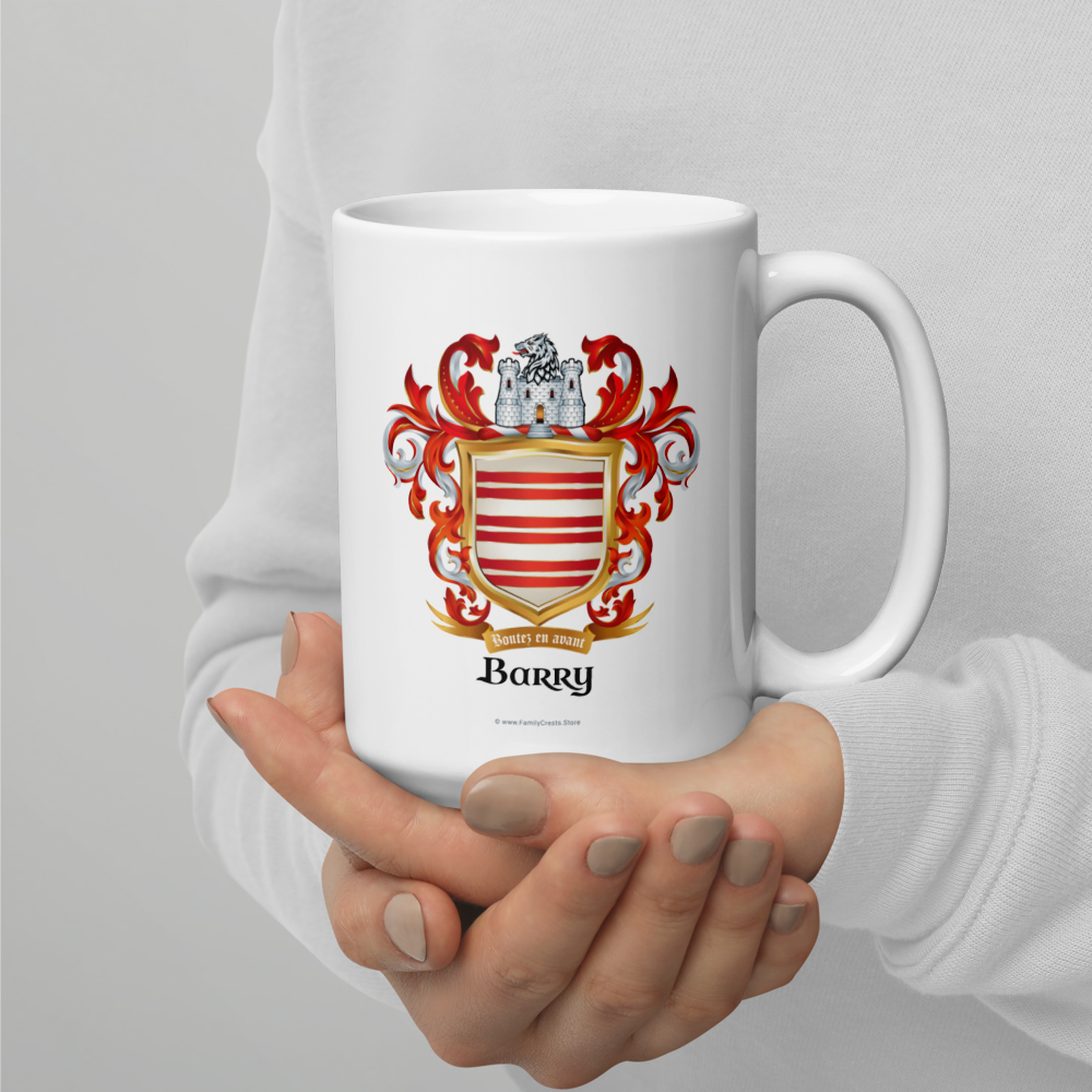 Barry Family Crest mug