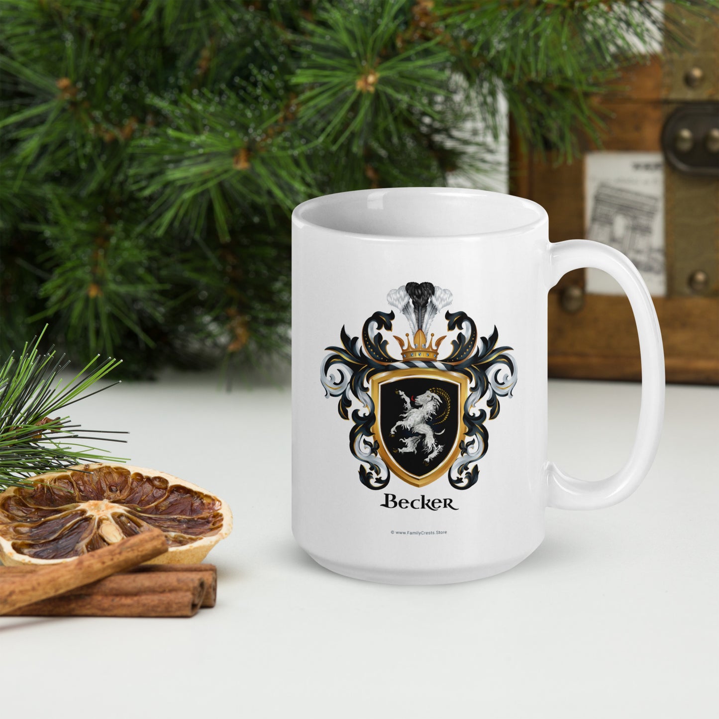 Becker Family Crest mug