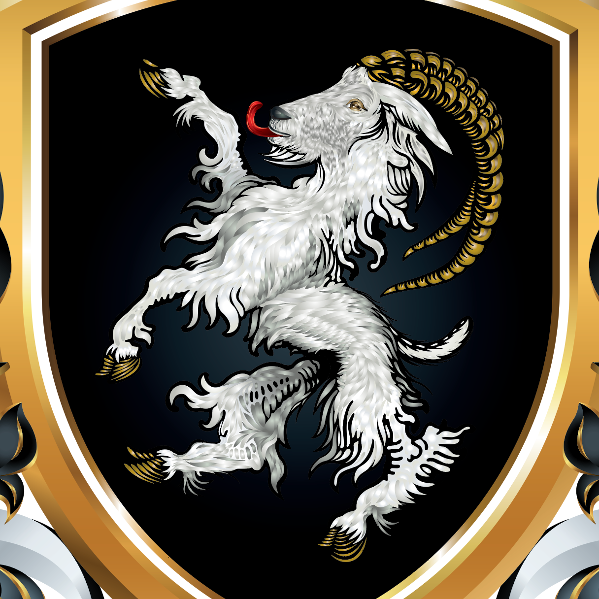 Becker Family Crest beer glass