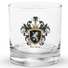 Becker Family Crest Rocks Glass
