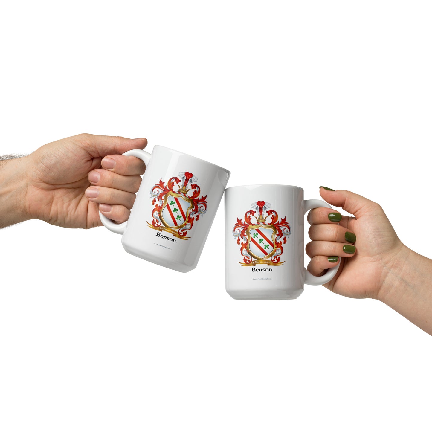 Benson Family Crest mug-Family Crests Store