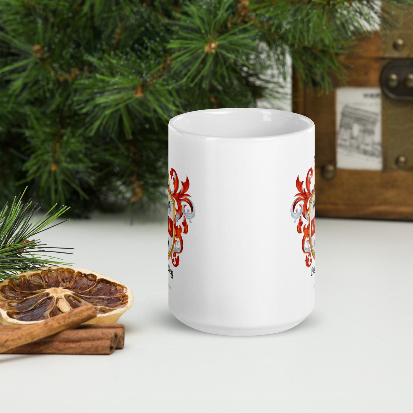 Bradley Family Crest mug
