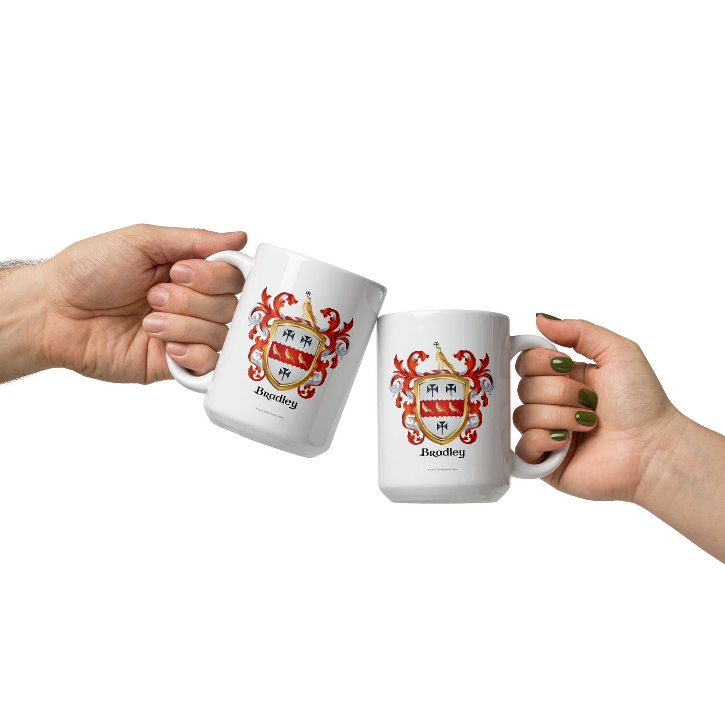 Bradley Family Crest mug