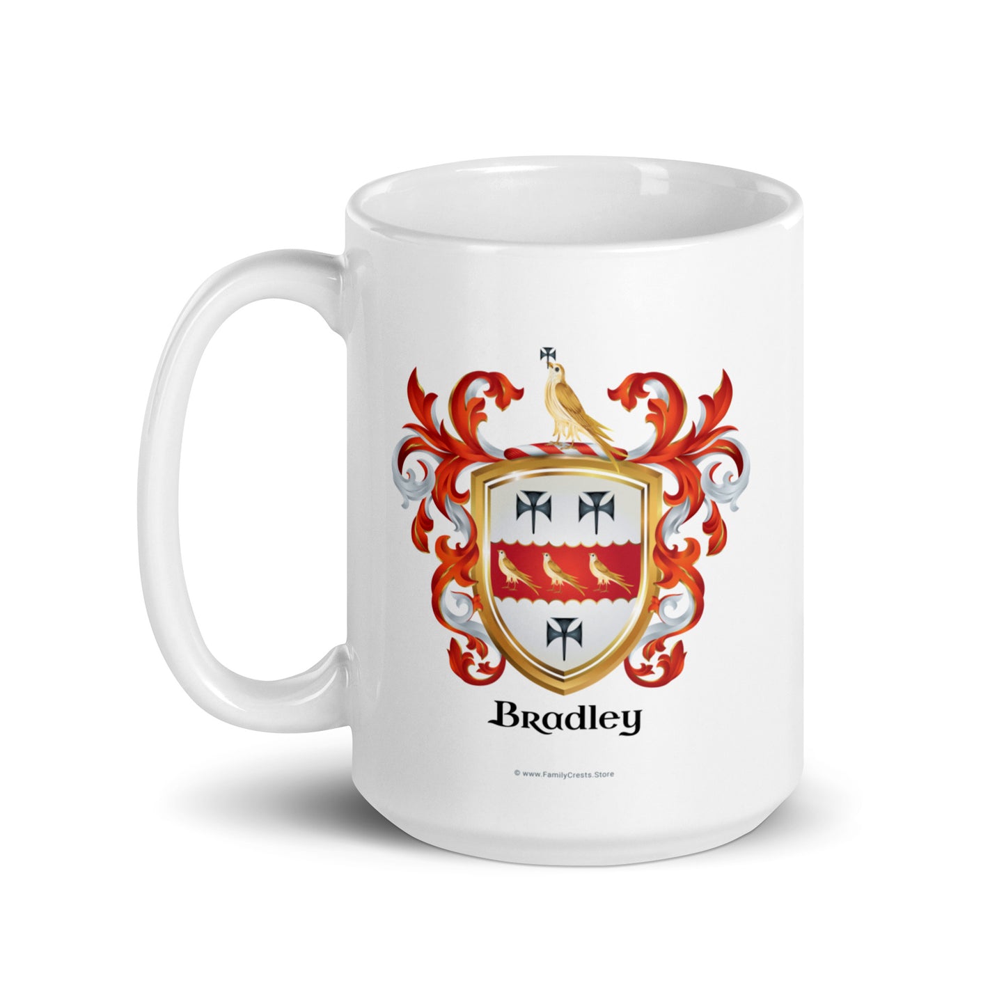 Bradley Family Crest mug