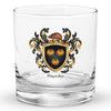 Brooks Family Crest Rocks Glass