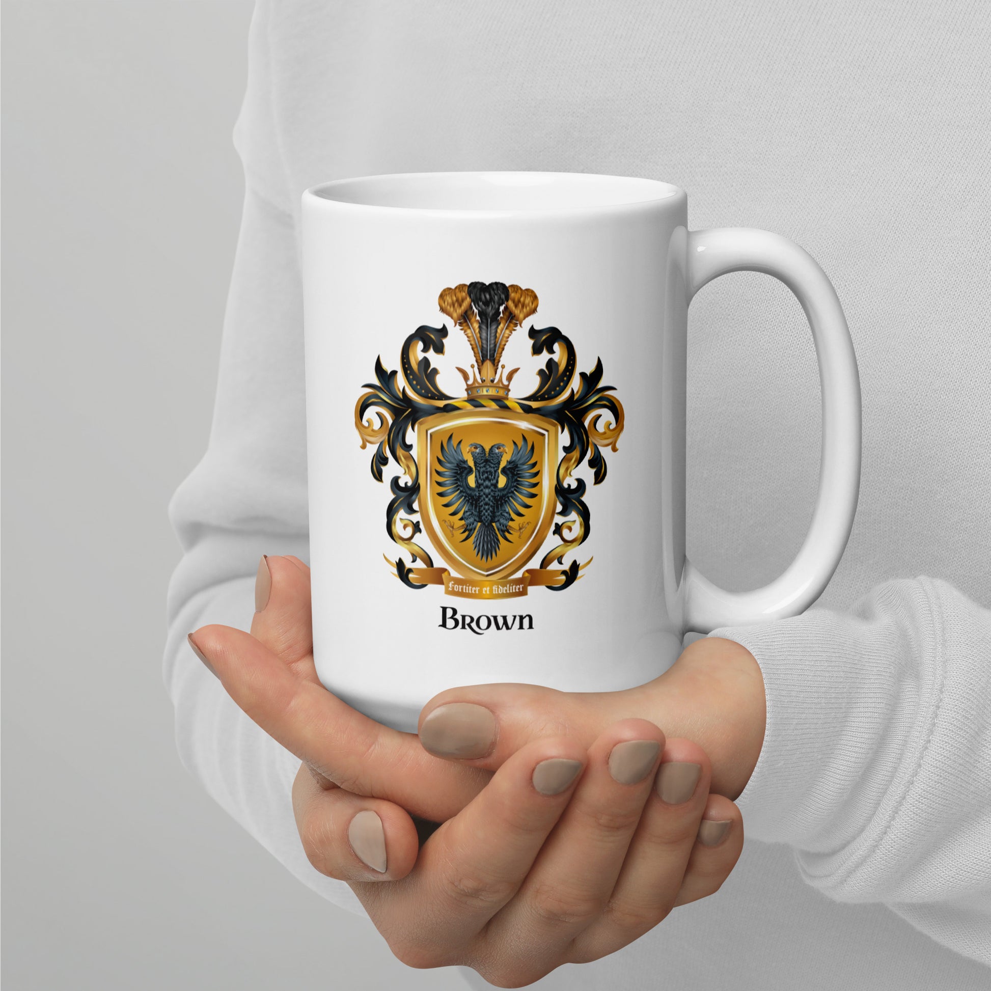 Brown Family Crest mug-Family Crests Store