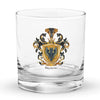 Browne Family Crest Rocks Glass