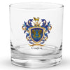 Carter Family Crest Rocks Glass