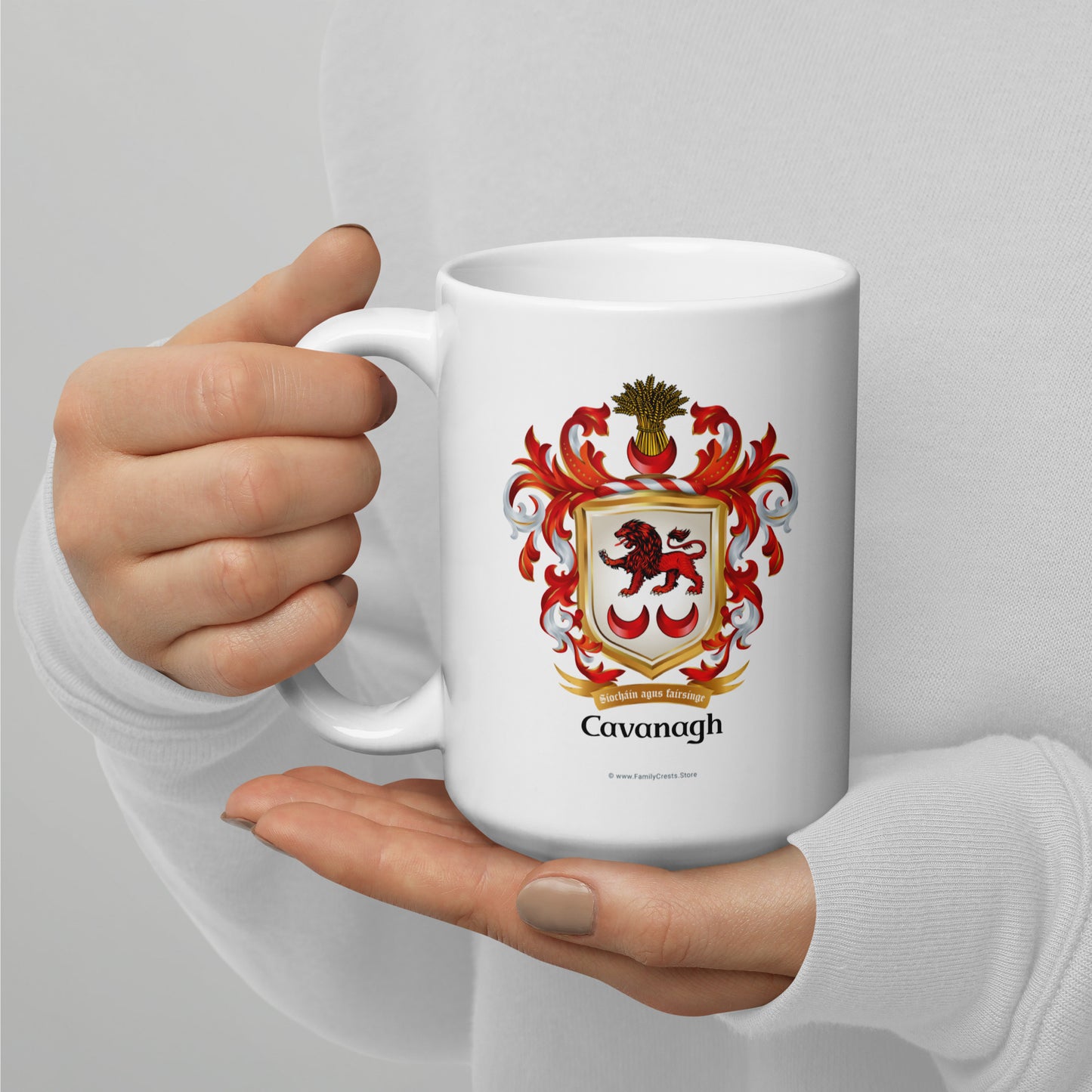 Cavanagh Family Crest mug-Family Crests Store