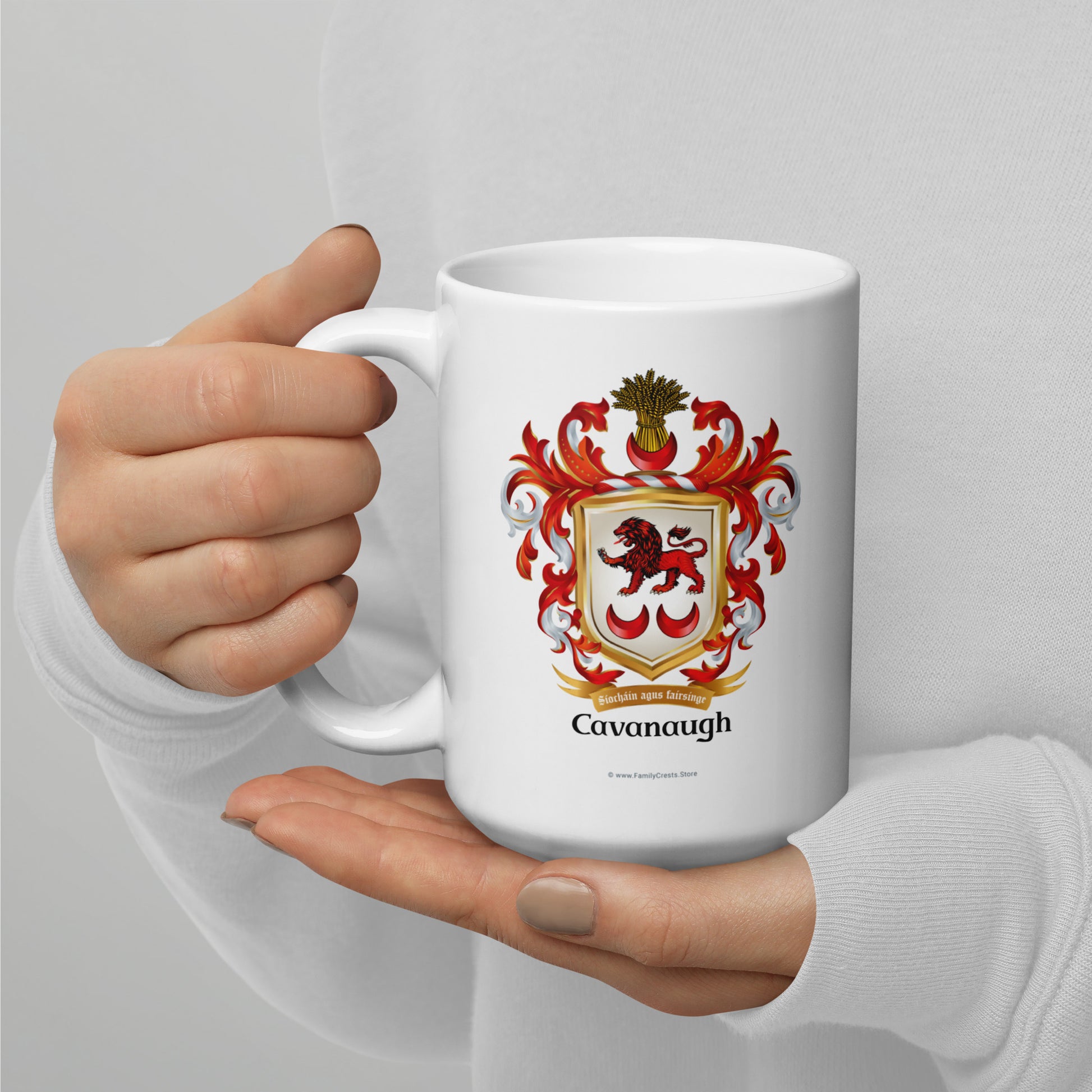 Cavanaugh Family Crest mug-Family Crests Store