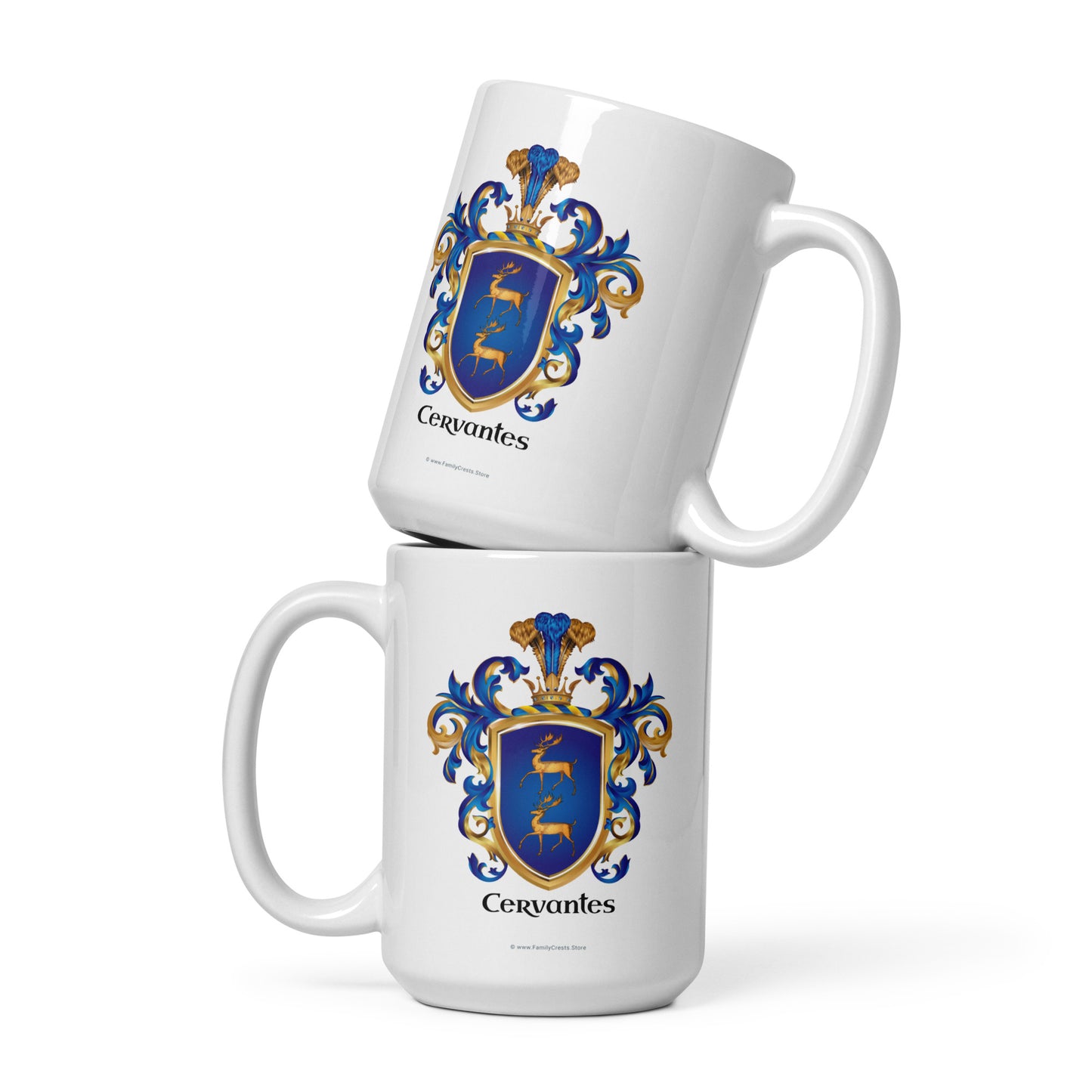 Cervantes Family Crest mug-Family Crests Store