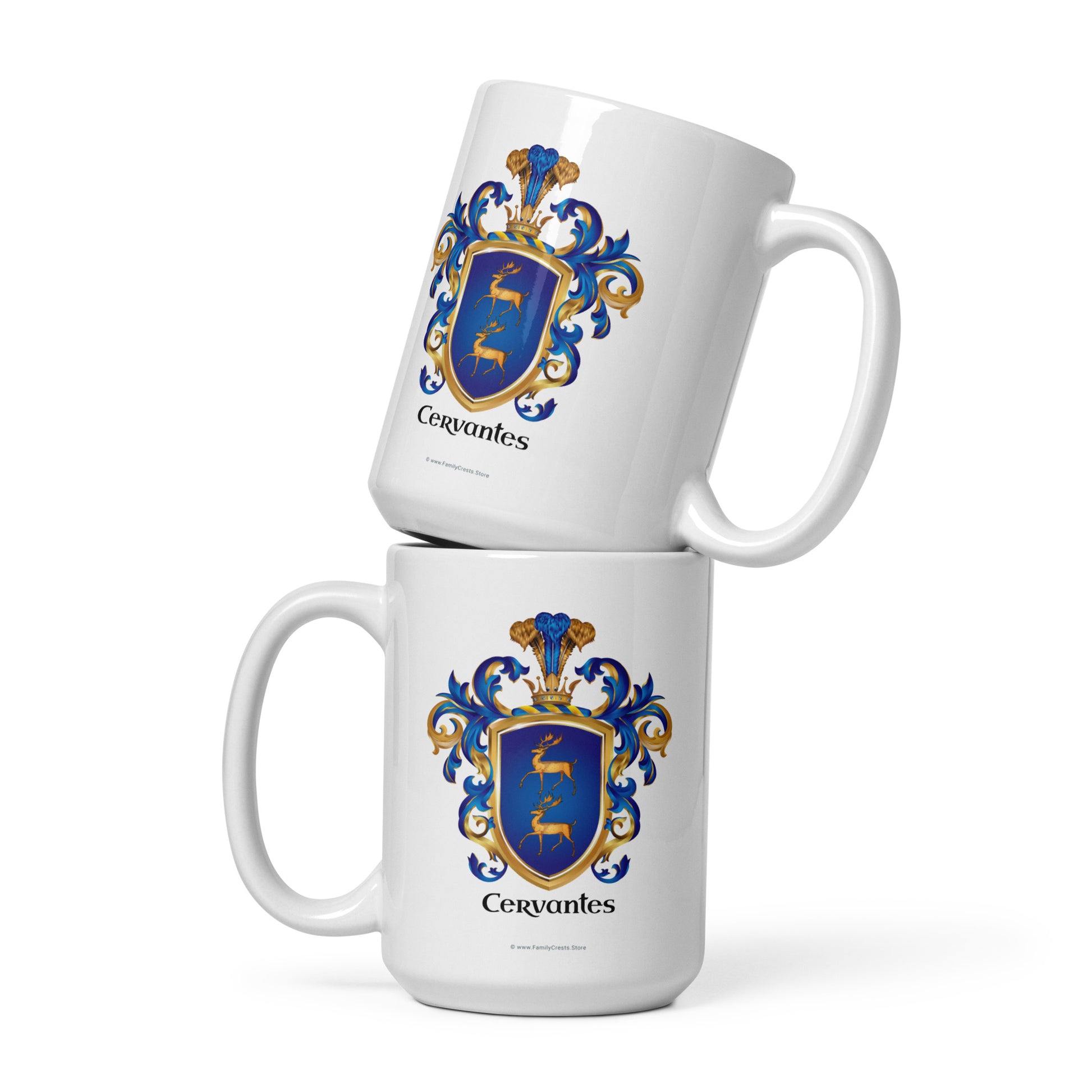 Cervantes Family Crest mug-Family Crests Store