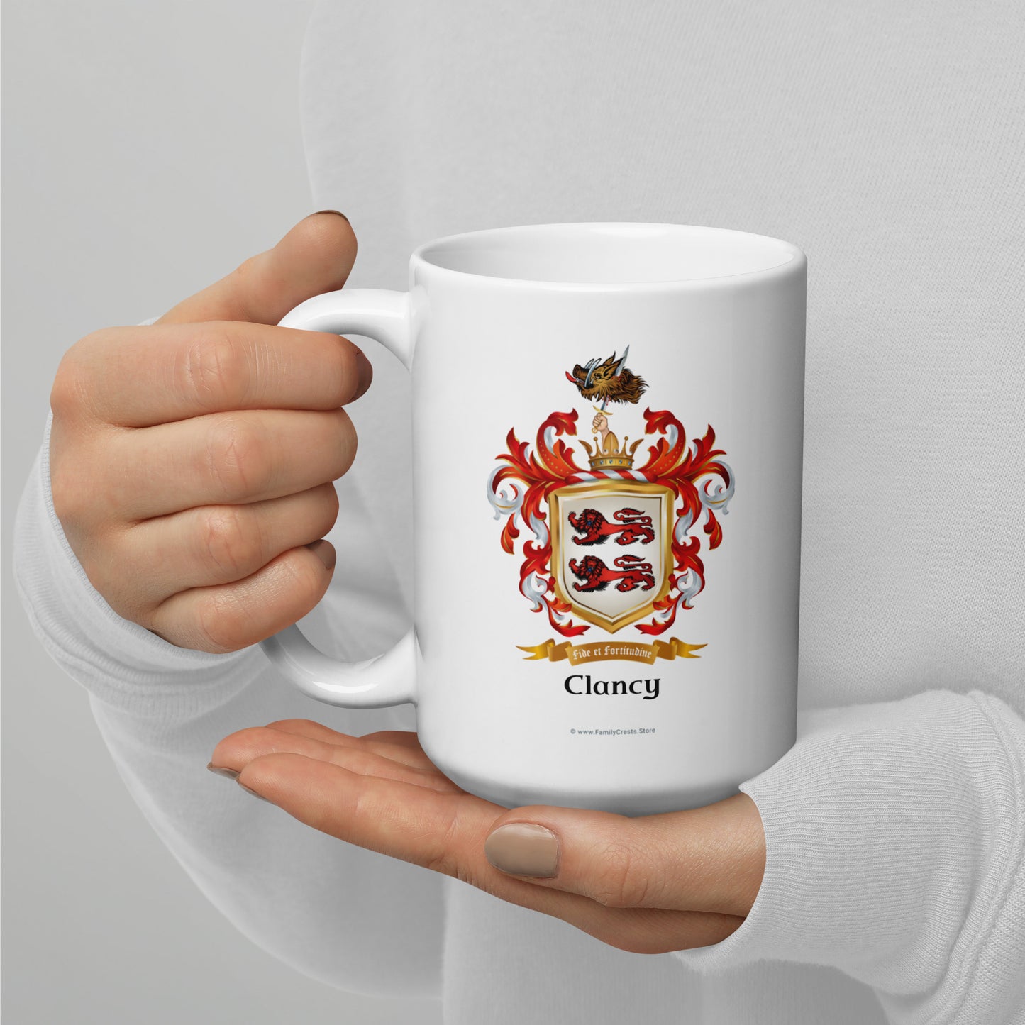Clancy Family Crest mug-Family Crests Store
