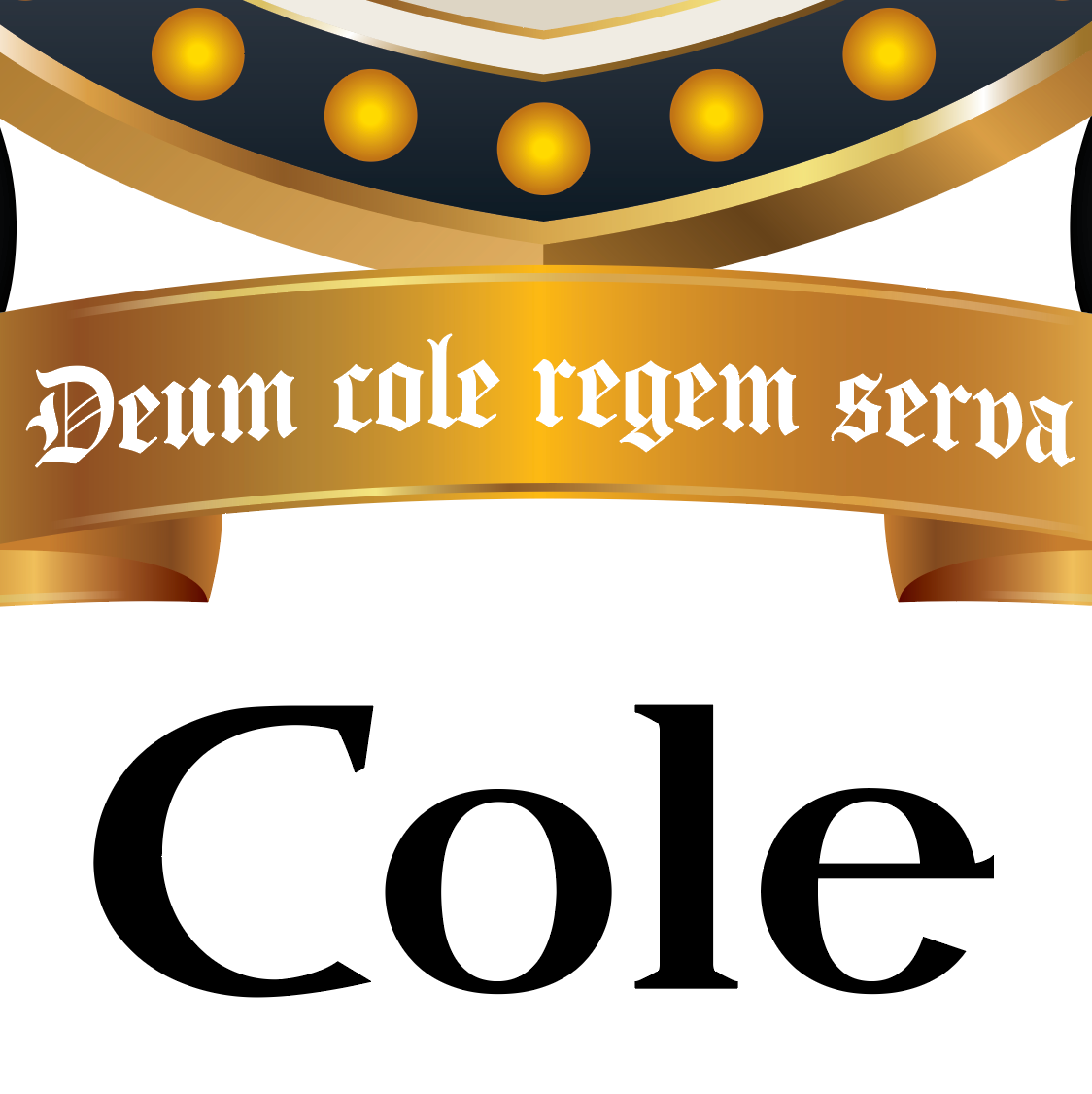 Cole Family Crest framed artprint-Family Crests Store