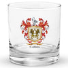 Collins Family Crest Rocks Glass