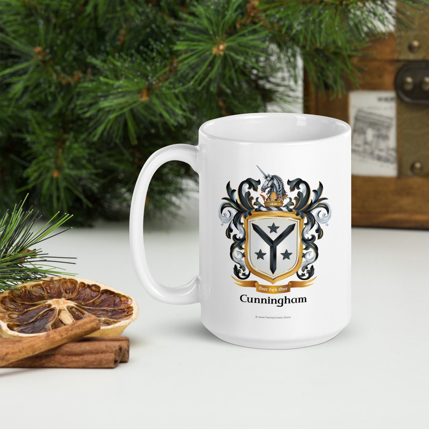 Cunningham Family Crest mug-Family Crests Store