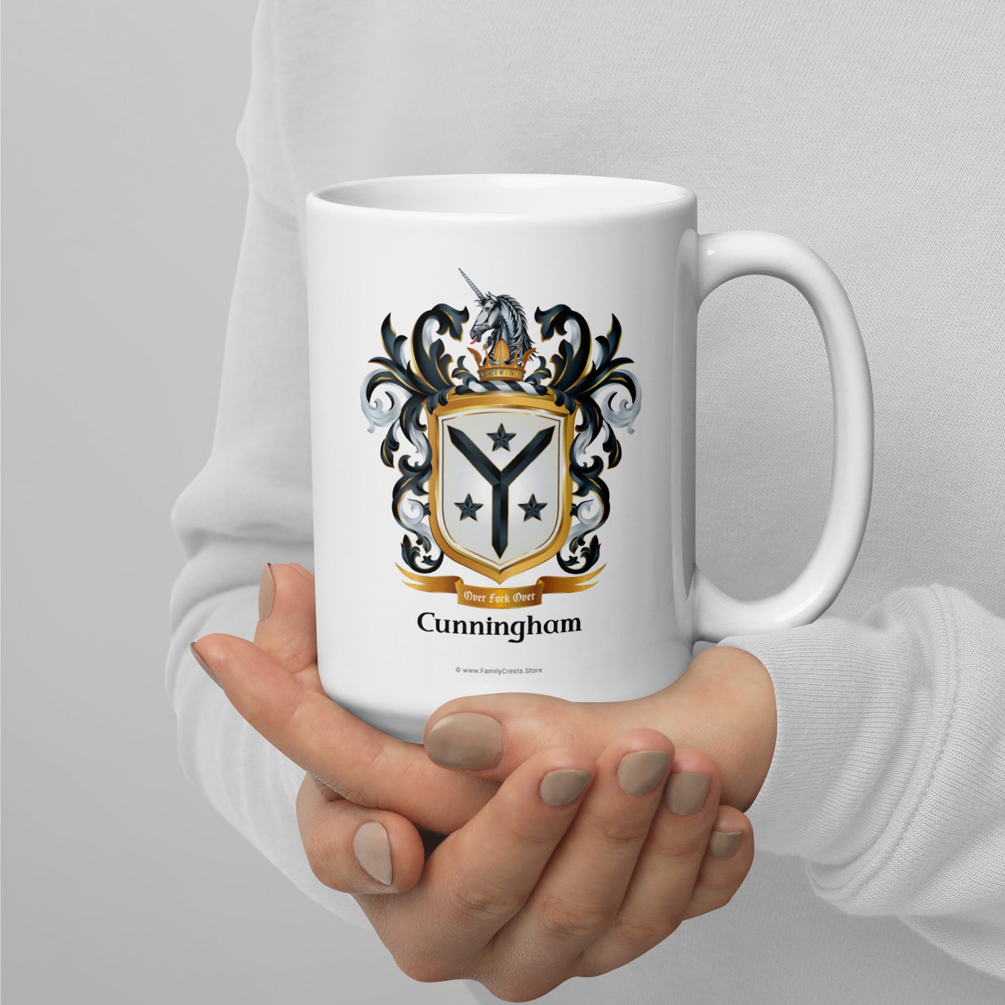 Cunningham Family Crest mug-Family Crests Store