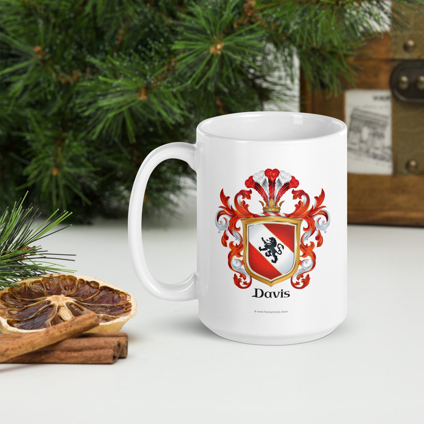 Davis Family Crest mug