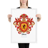 Diaz Family Crest framed artprint - Díaz de Asturias