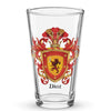 Diaz Family Crest beer glass - Díaz de Asturias