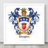 Douglas Family Crest framed artprint